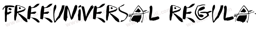 FreeUniversal Regula字体转换